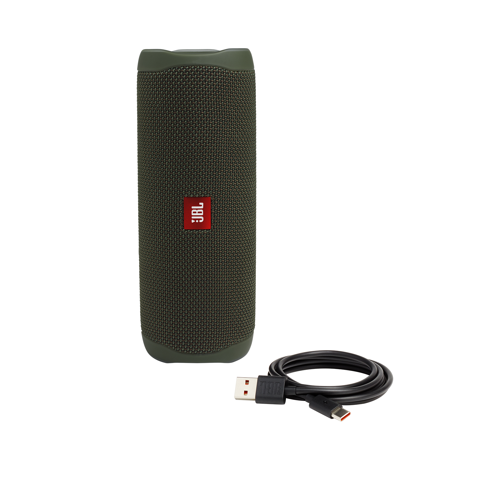 JBL Flip 5 - Green - Portable Waterproof Speaker - Detailshot 1
